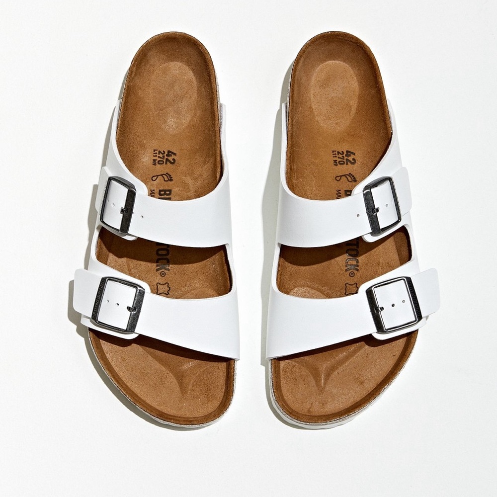 Birkenstock Women’s White Two Strap Sandal
